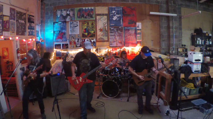 Photo: War Möth rehearsing.